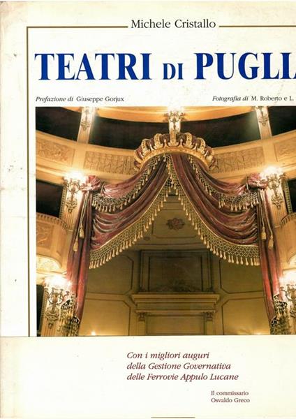 Teatri Di Puglia - Michele Cristallo - copertina