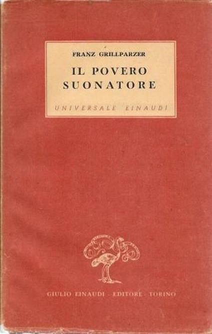 Il povero suonatore - Franz Grillparzer - copertina