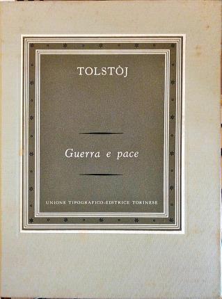 Guerra e pace - Lev Tolstoj - copertina