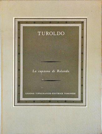 La canzone di Rolando - Turoldo - copertina