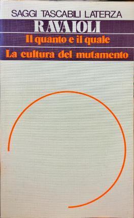 Il quanto e il quale. La cultura del mutamento - Carla Ravaioli - copertina