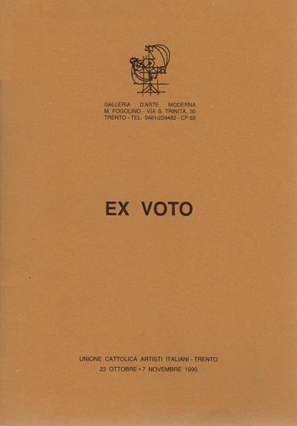 Ex voto - copertina