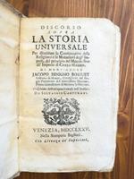 Discorso Sopra La Storia Universale Seguito Da Continuazione Della Storia Universale