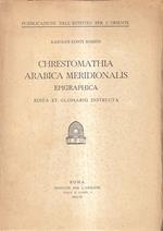 Chrestomathia Arabica meridionalis epigraphica. Edita et glossario instructa