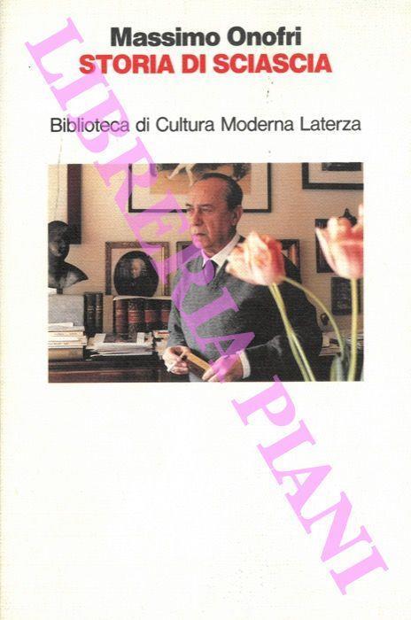 Storia di Sciascia - Massimo Onofri - copertina