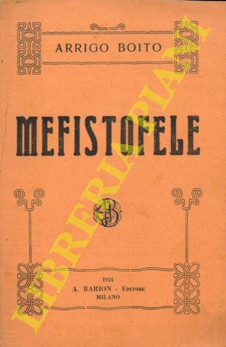 Mefistofele - Arrigo Boito - copertina