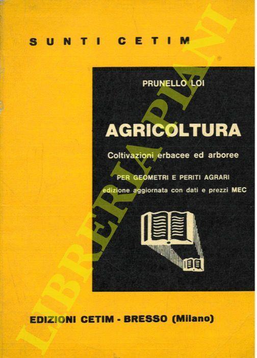 Agricoltura coltivazioni erbacee ed arboree - copertina
