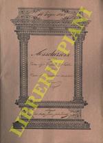 Assoluzione e consenso a cancellazione di ipoteca per saldo di residuo prezzo fruttifero dovuto dal signor Giuseppe Grassi alla signora Gertrude Fabbri e pagato dalla signora Giuseppina Bartolini, accollataria del signor Grassi per la vendita di una