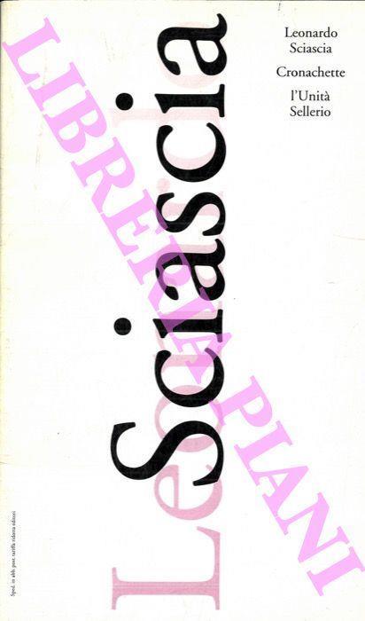Cronachette- - Sciascia Leonardo - copertina