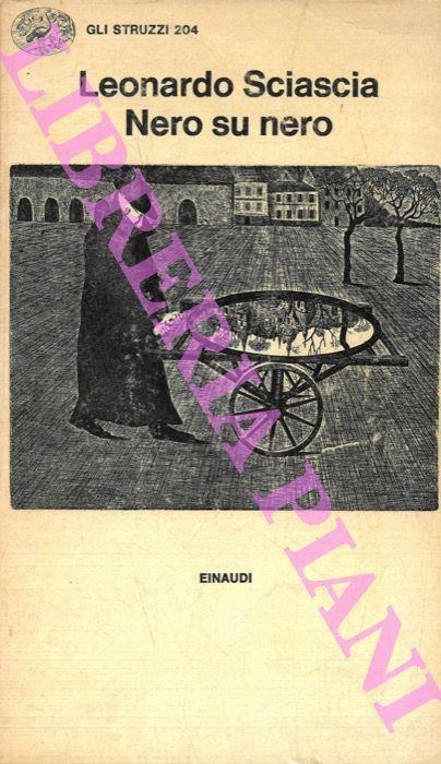 Nero su nero - Sciascia Leonardo - copertina