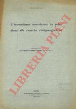 L' isomorfismo considerato in relazione alle ricerche rontgenografiche