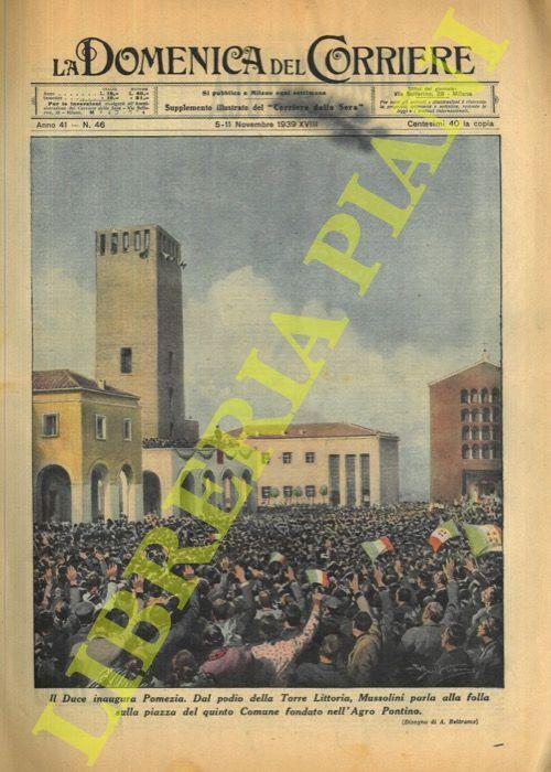 Il Duce inaugura Pomezia - A. Beltrame - copertina
