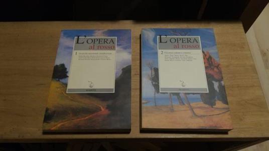 L' opera al rosso due volumi - copertina