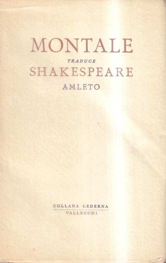 Amleto Principe di Danimarca - William Shakespeare - copertina