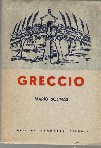 Greccio - Mario Solinas - copertina