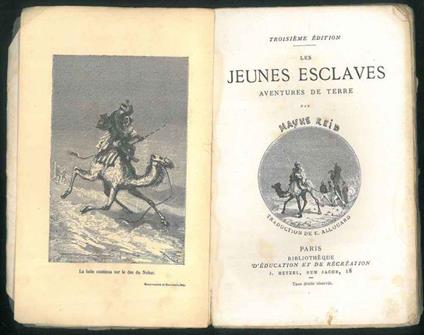 Les Jeunes esclaves. Aventures de terre. Traduction de E. Allouard - Mayne Reid - copertina