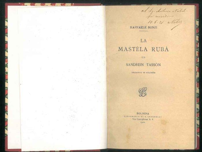 STUDIO BIBLIOGRAFICO ORFEO LIBRERIA ANTIQUARIA S.A.S.