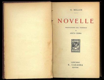 Novelle - Hans G. Keller - copertina