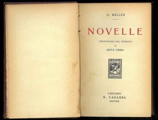 Novelle - Hans G. Keller - copertina