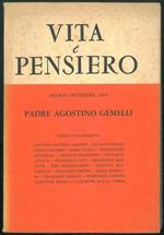 Vita e Pensiero. Agosto-Settembre 1959. Padre Agostino Gemelli