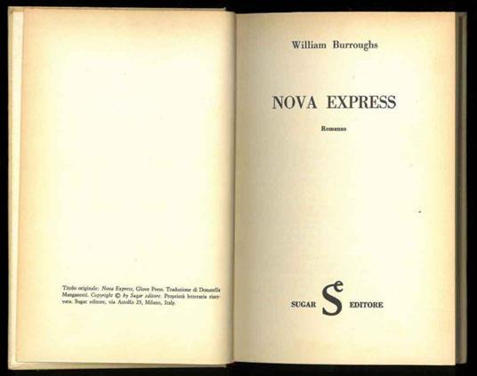 Nova Express - William Burroughs - copertina