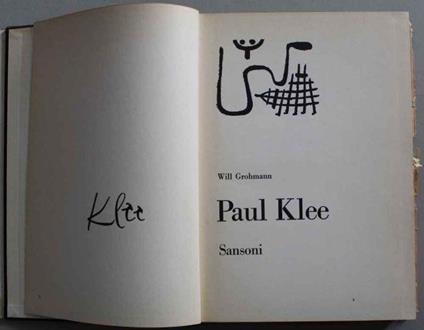 Paul Klee - Will Grohmann - copertina