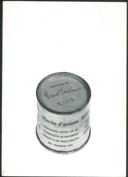 "Merda d'artista". Galleria de' Foscherari. Piero Manzoni 94/1974 febbraio-marzo - Franco Bartoli - copertina