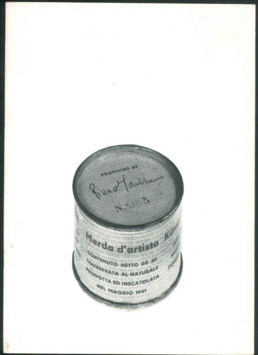 "Merda d'artista". Galleria de' Foscherari. Piero Manzoni 94/1974 febbraio-marzo - Franco Bartoli - copertina