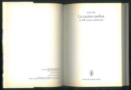 La cucina umbra. In 300 ricette tradizionali - Emilia Valli - copertina