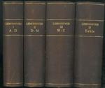 Bibliographie des ouvrages relatifs a l'amour, aux femmes, au mariage et des livres facétieux pantagruéliques, scatologiques, satyriques, etc. Quatrième édition entiérement refondue, augmentée et mesi a jour. Opera completa in 4 volumi