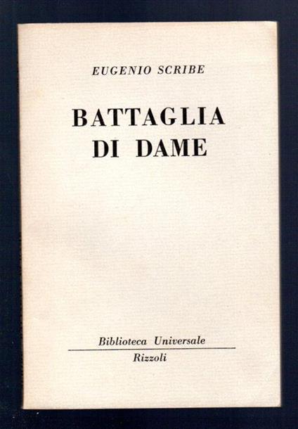 Battaglia di Dame - Eugenio Scribe - copertina