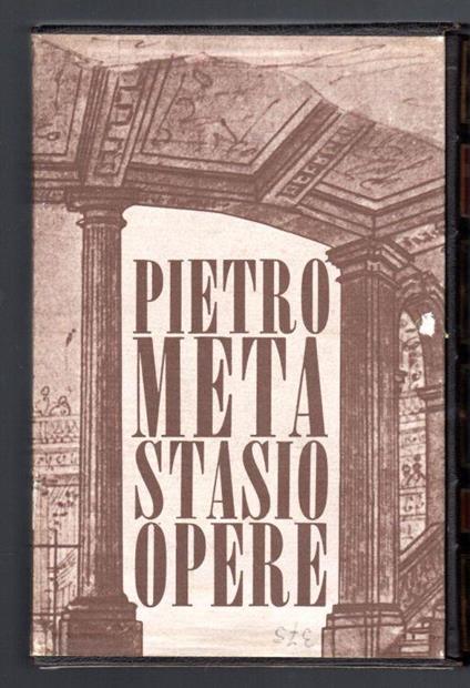 Opere - Pietro Metastasio - copertina