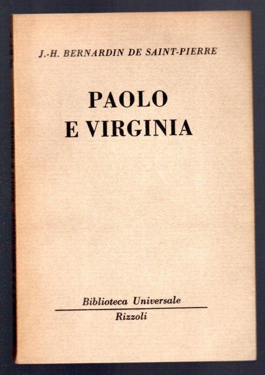 Paolo e Virginia - Bernardin de Saint-Pierre - copertina