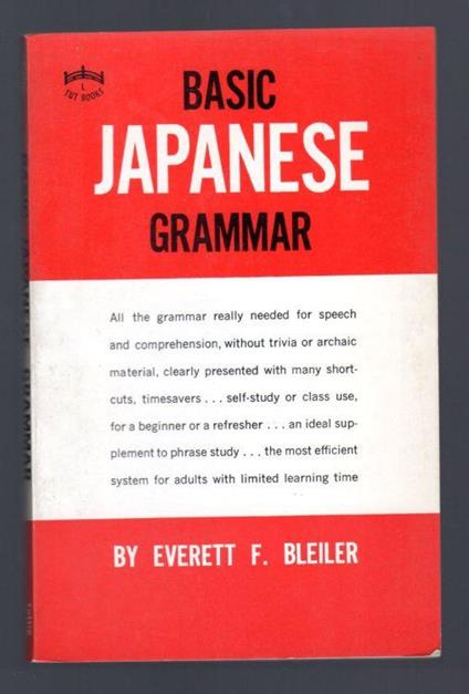Basic Japanese grammar - copertina