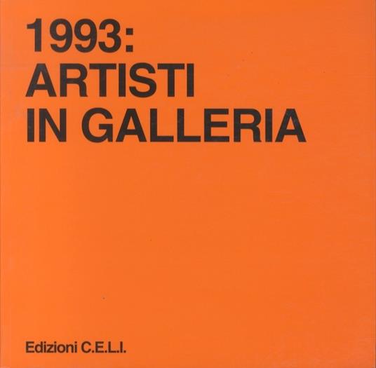 1993: artisti in galleria - copertina