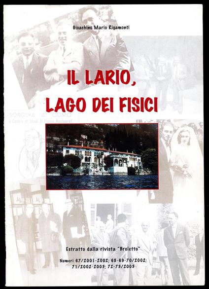 Il Lario, lago dei fisici - Gioachino M. Rigamonti - copertina