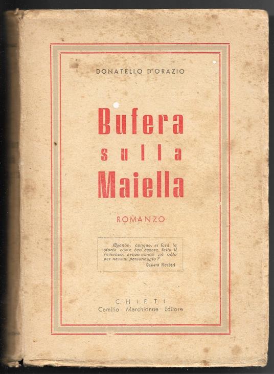 Bufera sulla Maiella - Donatello D'Orazio - copertina
