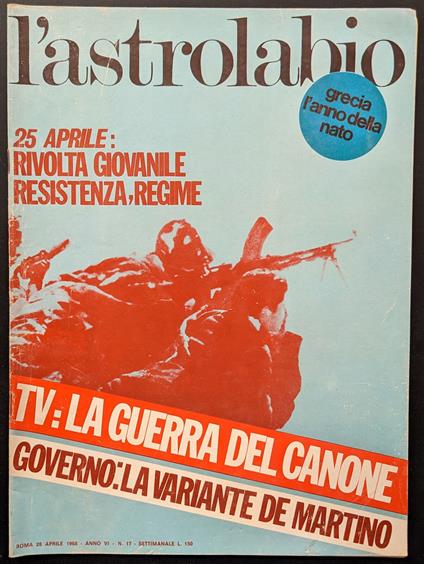 L' astrolabio 17 - copertina