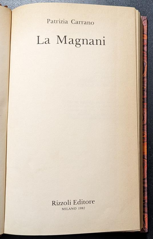 La Magnani - Patrizia Carrano - copertina