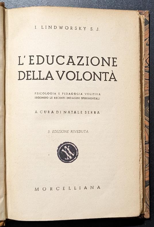 L' educazione della volontà - copertina