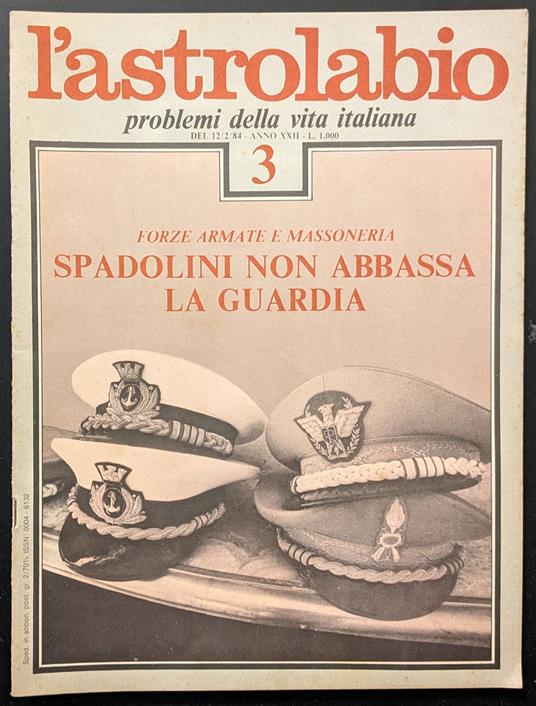 L' astrolabio 3 - copertina