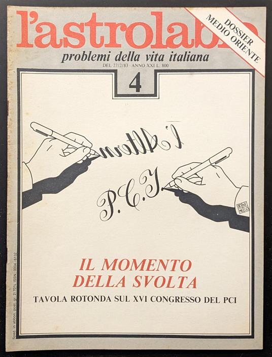 L' astrolabio 4 - copertina