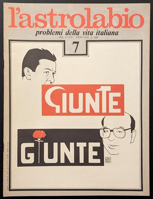 L' astrolabio 7 - copertina