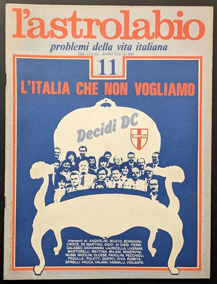 L' astrolabio 11 - copertina