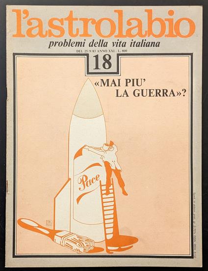 L' astrolabio 18 - copertina