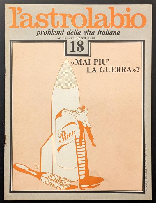 L' astrolabio 18 - copertina