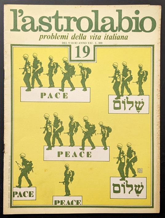 L' astrolabio 19 - copertina