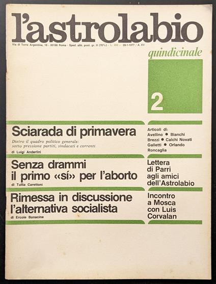 L' astrolabio 2 - copertina