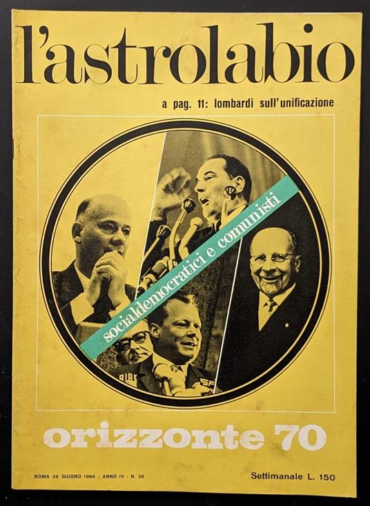 L' astrolabio 26 - copertina