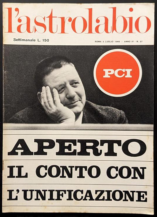 L' astrolabio 27 - copertina